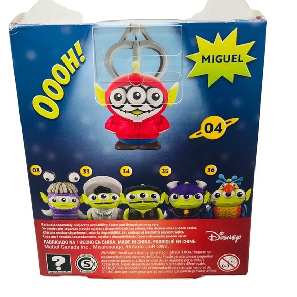 Disney Pixar Mattel Remix Alien Coco Miguel #4 New In Package - Picture 2 of 8